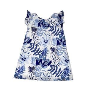 Janie And Jack Tropical Ruffle Floral Dress Size 4